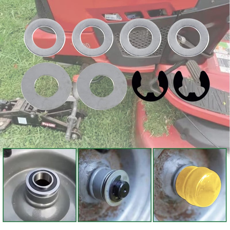 KINTLE Front Wheel Bushing to Bearing Conversion Kit for John D-eere Lawn Mower Fits L100 L105 L108 L110 L120 L130 and M123811, GX21931, M143338, M123253, R27434 - Image 5